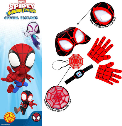 Rubie's Official Marvel Spidey and His Amazing Friends Miles Morales/Spinn Toddler Dress Up Accessory Set