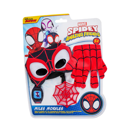 Rubie's Official Marvel Spidey and His Amazing Friends Miles Morales/Spinn Toddler Dress Up Accessory Set