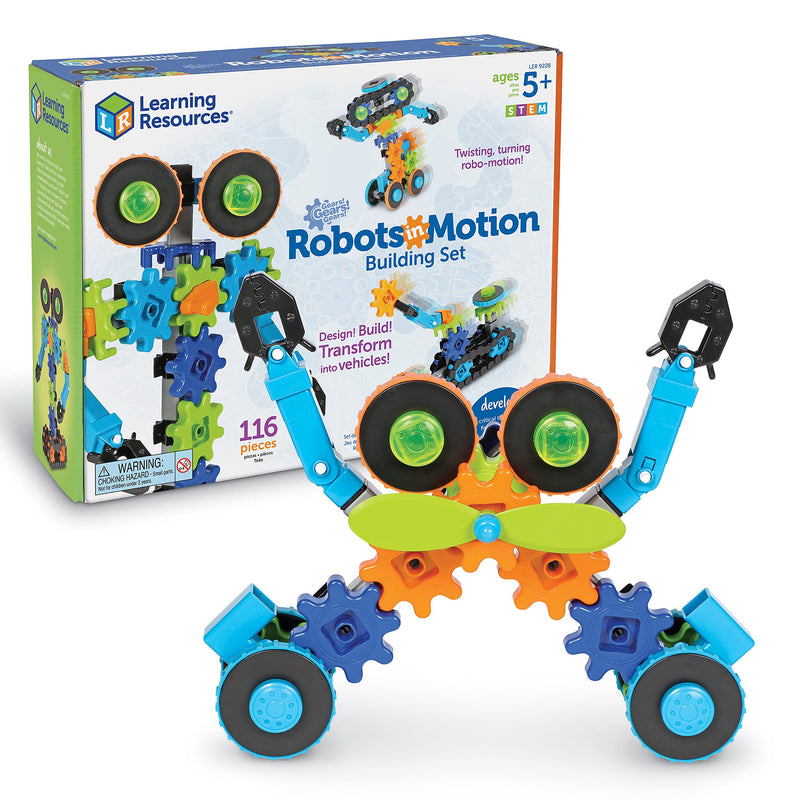 Learning Resources LER9228, Engineering, Robot Toy for Kids, STEM, Ages 5+ Visit Store, Multicoloured