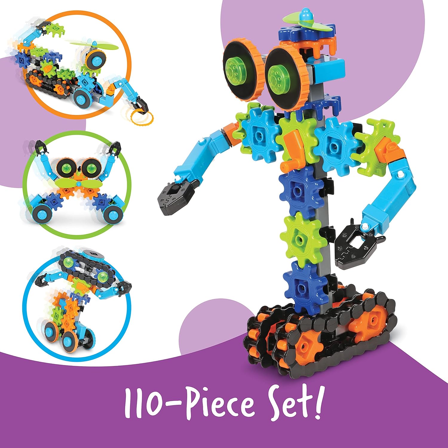 Learning Resources LER9228, Engineering, Robot Toy for Kids, STEM, Ages 5+ Visit Store, Multicoloured