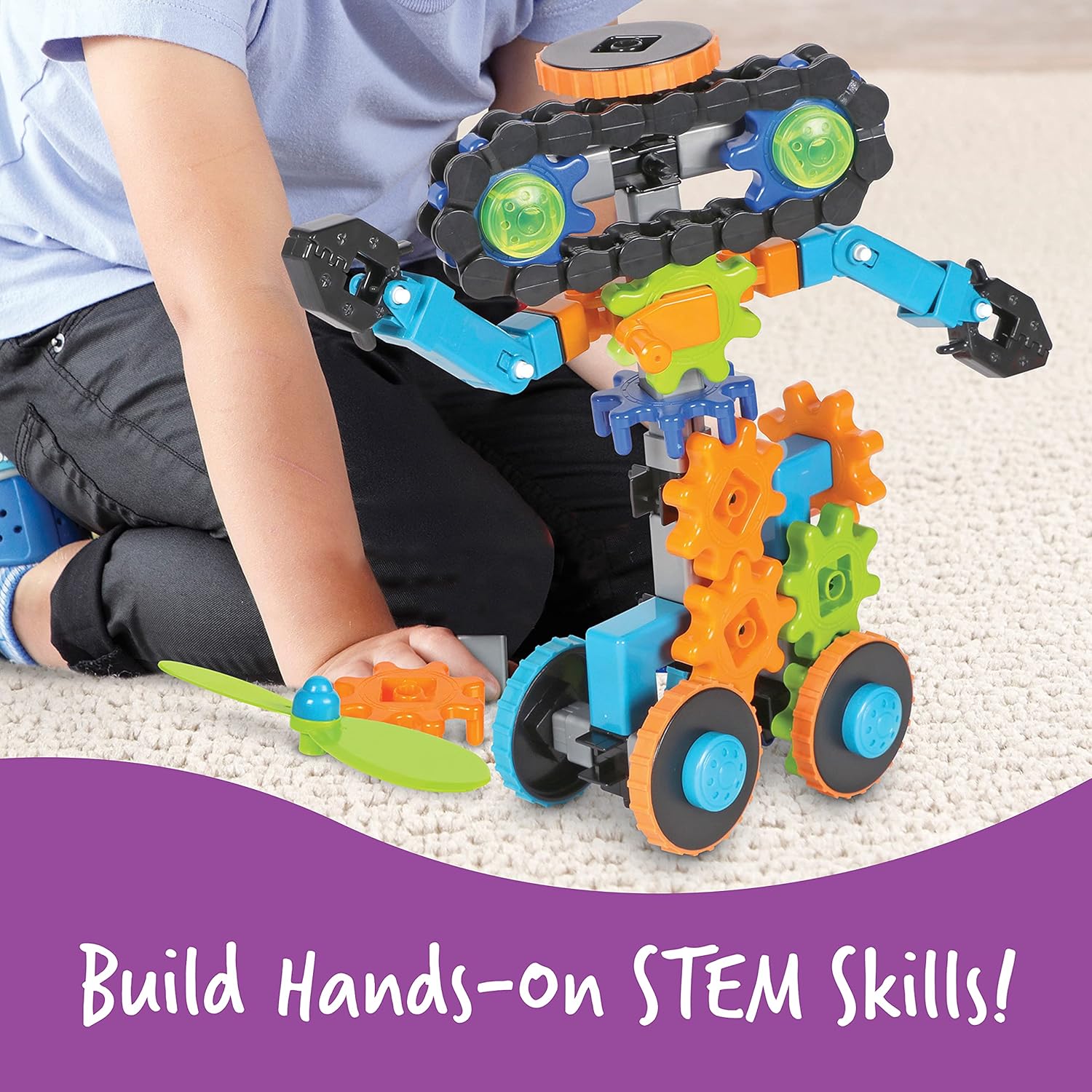 Learning Resources LER9228, Engineering, Robot Toy for Kids, STEM, Ages 5+ Visit Store, Multicoloured