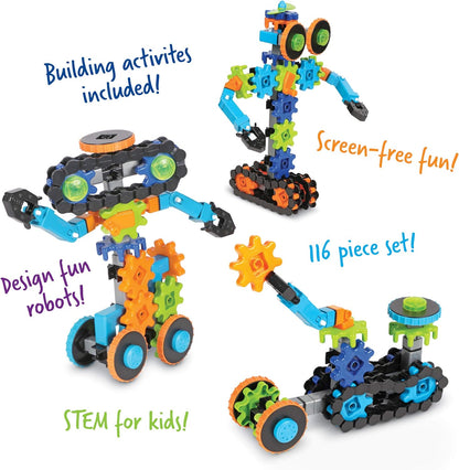 Learning Resources LER9228, Engineering, Robot Toy for Kids, STEM, Ages 5+ Visit Store, Multicoloured