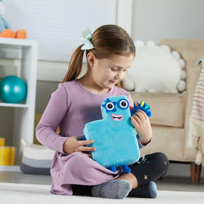 Learning Resources Peluche Interactivo de la Numberblock Cinco Que Canta contigo, Juguetes para Contar para niños de 3+ años, Juguete Que se Ilumina, 12 Frases y Canciones