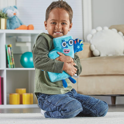 Learning Resources Peluche Interactivo de la Numberblock Cinco Que Canta contigo, Juguetes para Contar para niños de 3+ años, Juguete Que se Ilumina, 12 Frases y Canciones