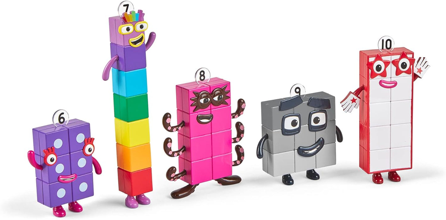 Learning Resources- Amici Numberblocks da Sei a Dieci, Personaggi da Collezione Ufficiali a Partire dai 3 Anni, HM95357-UK