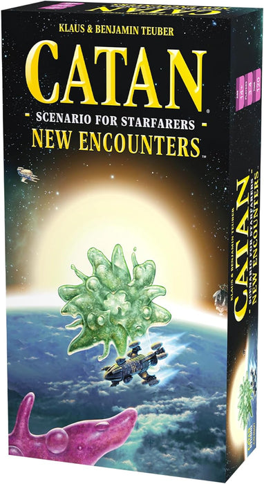 CATAN Starfarers New Encounters SCENARIO EXPANSION - Tres emocionantes misiones galácticas. Juego de mesa de estrategia, juego familiar para niños y adultos, a partir de 12 años, 3-4 jugadores