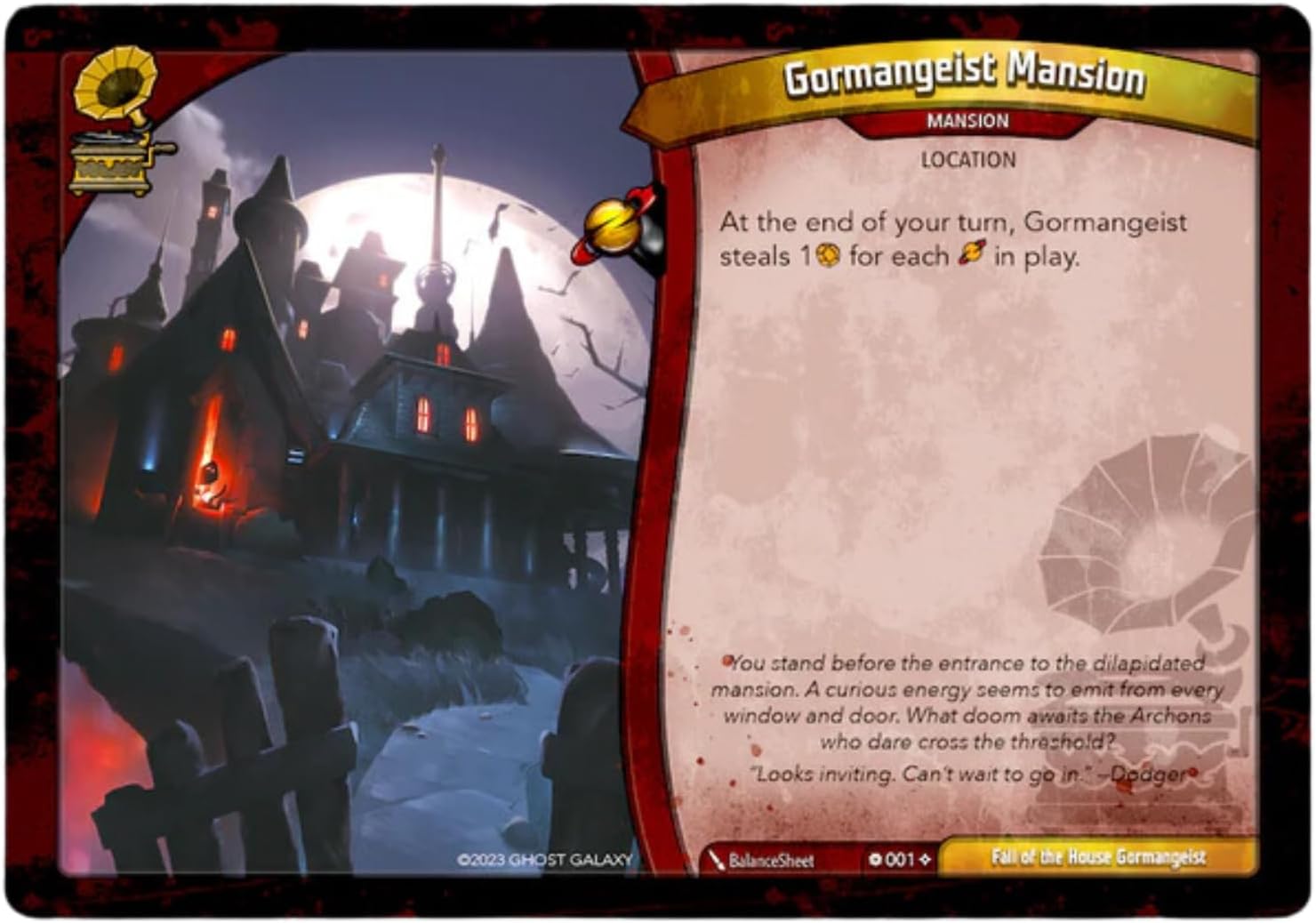 Keyforge: Adventures - Fall Of The House Gormangeist
