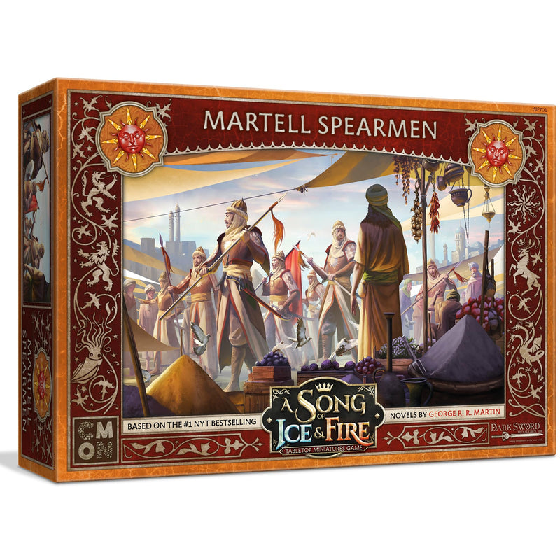 A Song of Ice and Fire Tabletop Miniatures Game Martell Spearmen Unit Box | Strategy Game for Teens and Adults | Ages 14+ | 2+ Players | Average Playtime 45-60 Minutes | Made by CMON
