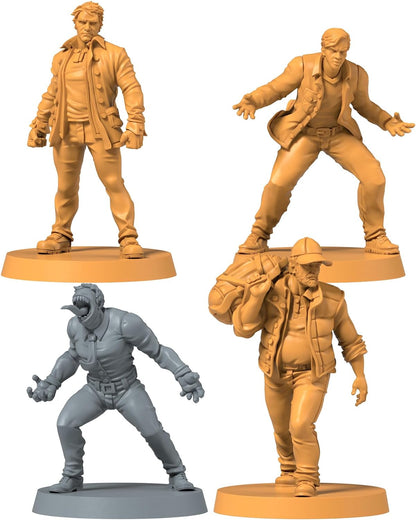 CMON Zombicide Supernatural Character Pack #2 - Jack Kline, John Winchester, Bobby Singer, Leviathan - Cooperative Board Game for Ages 14+, 1-6 Players, 60 Minute Playtime, Made