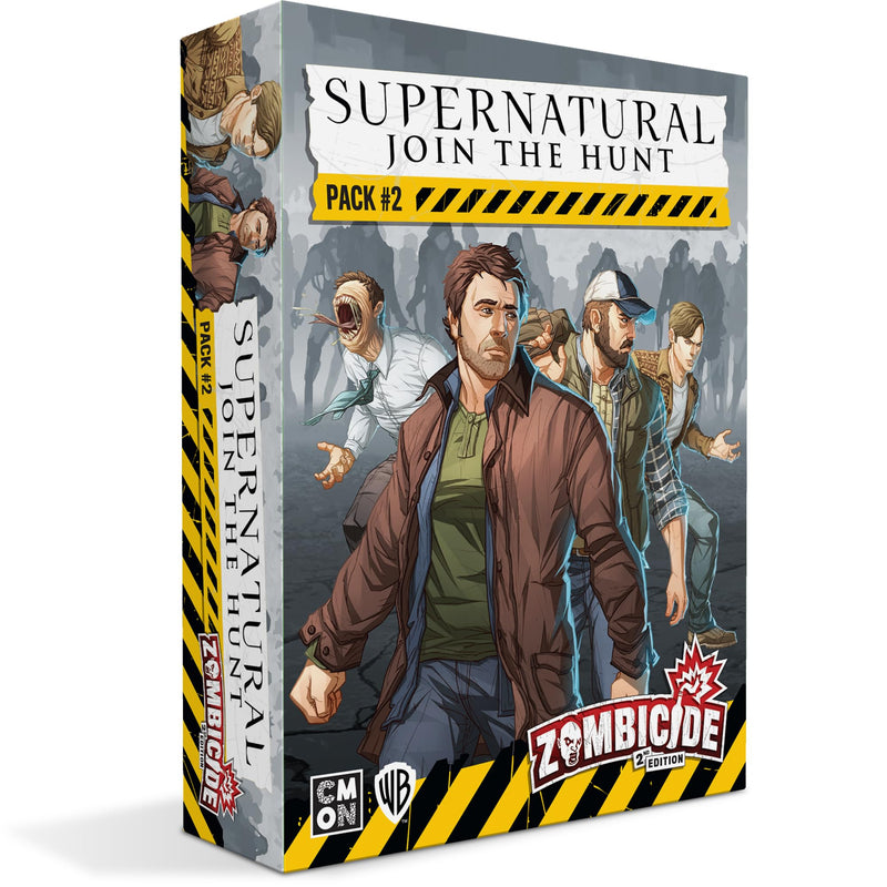 CMON Zombicide Supernatural Character Pack #2 - Jack Kline, John Winchester, Bobby Singer, Leviathan - Cooperative Board Game for Ages 14+, 1-6 Players, 60 Minute Playtime, Made