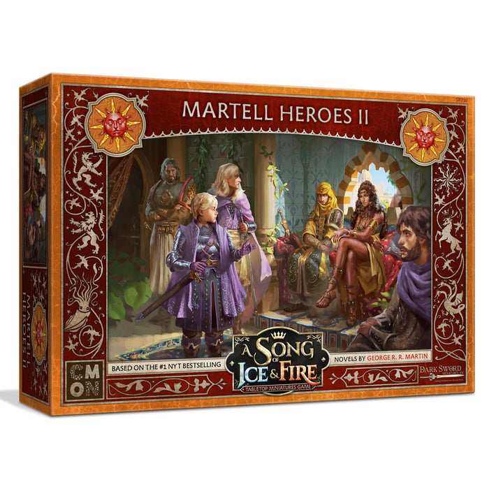 A Song of Ice and Fire Tabletop Miniatures Game Martell Heroes Set 2 | Strategy Game for Teens and Adults | Ages 14+ | 2+ Players | Average Playtime 45-60 Minutes | Made by CMON