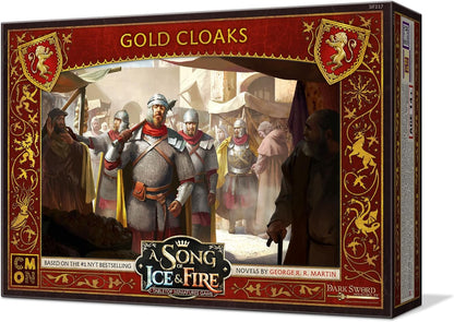 CMON A Song of Ice and Fire Tabletop Miniatures Game Gold Cloaks Unit Box - Add Unparalleled Strength to Your Forces! Strategy Game, Ages 14+, 2+ Players, 45-60 Minute Playtime, Made