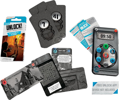Space Cowboys Unlock! Short Adventures 2: The Awakening of The Mummy - Immersive Escape Room Card Game for Kids and Adults, Ages 10+, 1-6 Players, 30 Minute Playtime, Made