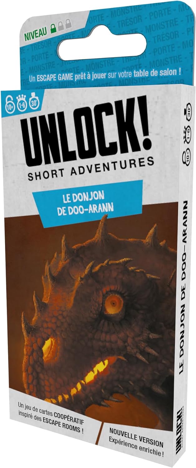 Space Cowboys Unlock! Short Adventures 2: The Awakening of The Mummy - Immersive Escape Room Card Game for Kids and Adults, Ages 10+, 1-6 Players, 30 Minute Playtime, Made