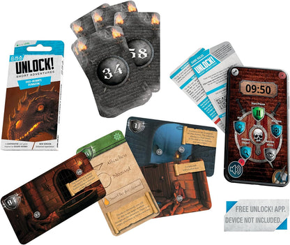 Space Cowboys Unlock! Short Adventures 2: The Awakening of The Mummy - Immersive Escape Room Card Game for Kids and Adults, Ages 10+, 1-6 Players, 30 Minute Playtime, Made