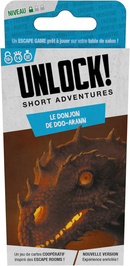 Space Cowboys Unlock! Short Adventures 2: The Awakening of The Mummy - Immersive Escape Room Card Game for Kids and Adults, Ages 10+, 1-6 Players, 30 Minute Playtime, Made