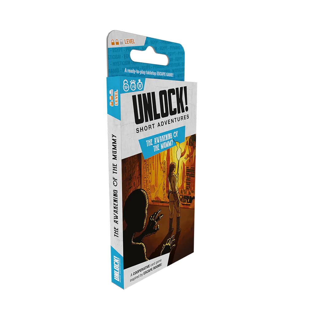 Space Cowboys Unlock! Short Adventures 1: Secret Recipes of Yore - Immersive Escape Room Card Game for Kids and Adults, Ages 10+, 1-6 Players, 30 Minute Playtime, Made