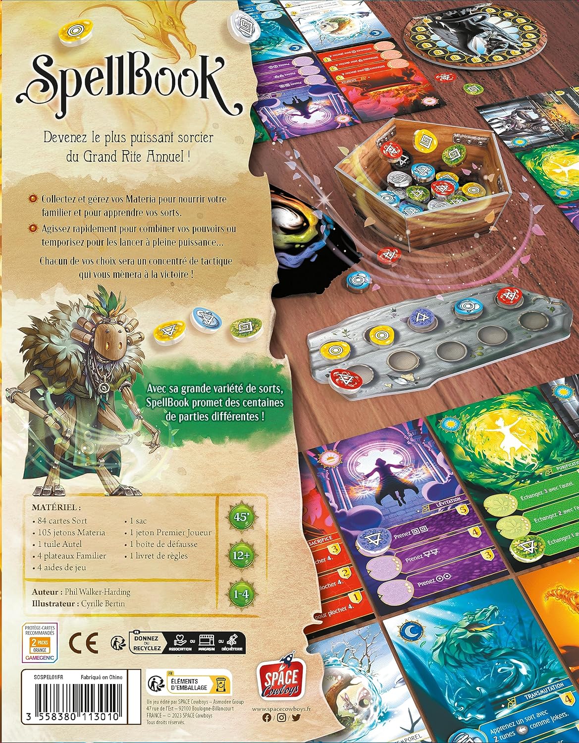 Space Cowboys | Spellbook | Strategy Board Game | Ages 10+ | 2-4 Players | 30-45 Minutes Playing Time