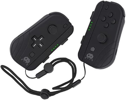 Freaks And Geeks - Wireless Controller for Nintendo Switch - Duo pro pack- Joy con type - Black