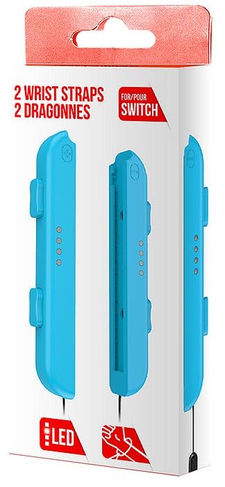Freaks And Geeks - Pair Of Joy-Con Hand Wrist Straps Blue