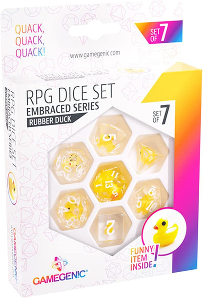 Gamegenic - Set de Dados para rol Rubber Duck (7pcs