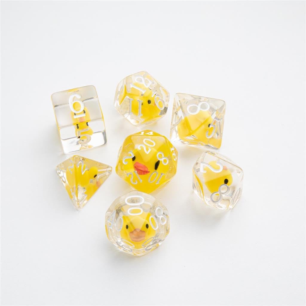 Gamegenic - Set de Dados para rol Rubber Duck (7pcs