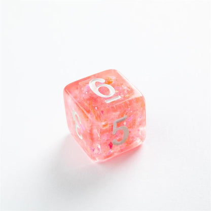 Set de Dados para rol Peach (7pcs
