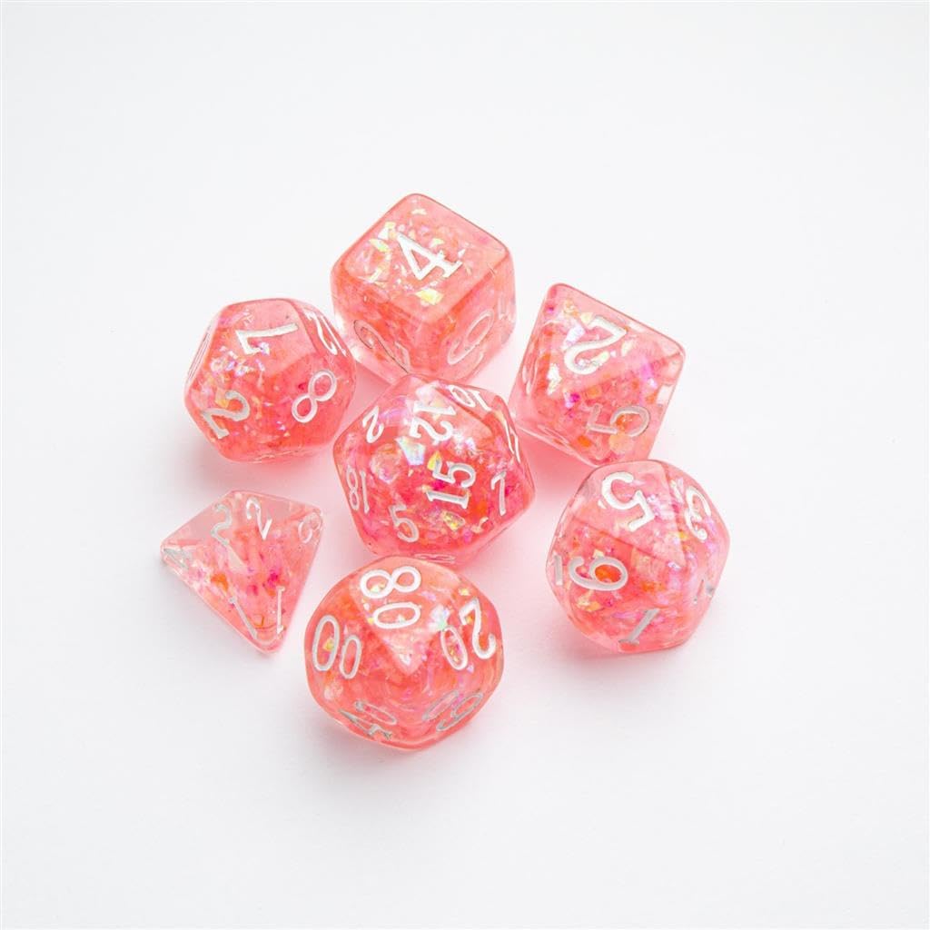 Set de Dados para rol Peach (7pcs