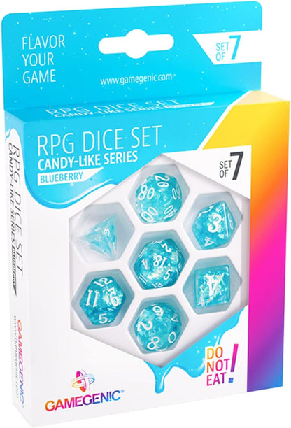 Set de Dados para rol Rasberry (7pcs