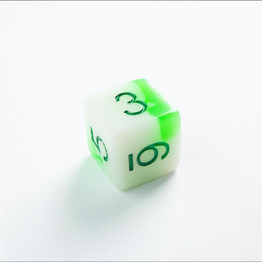 Gamegenic- Set de Dados para rol Toxic Stones (7 pcs), Color (GGS50029ML