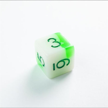 Gamegenic- Set de Dados para rol Toxic Stones (7 pcs), Color (GGS50029ML