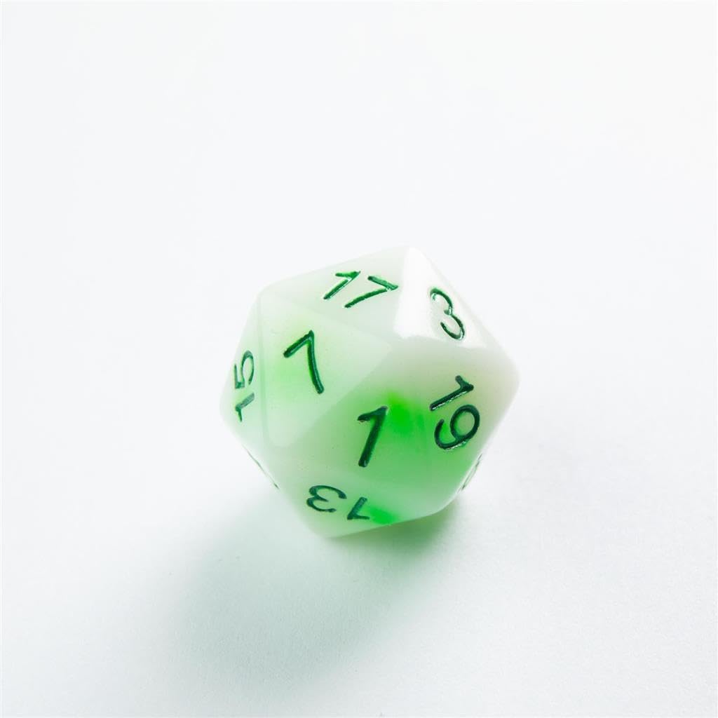 Gamegenic- Set de Dados para rol Toxic Stones (7 pcs), Color (GGS50029ML