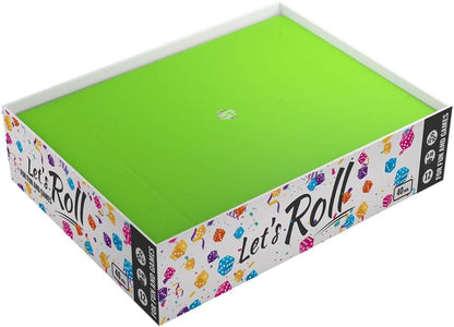 Magnetic Dice Tray Rectangular Black/Green