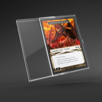 Slide Card Cases - Premium Hard-Shell Card Holders with Innovative Slide-Lock Mechanism (12 Pack), Designed for Standard Sized Trading Cards, Great for LCGs and TCGS, Made by Gamegenic