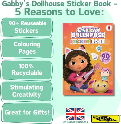 ALLIGATOR 3541/GDSB Gabby's Dollhouse Sticker Book, Multicolour