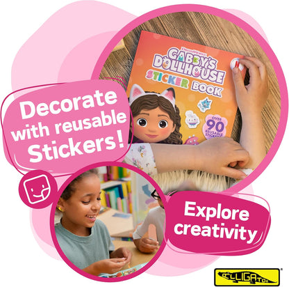 ALLIGATOR 3541/GDSB Gabby's Dollhouse Sticker Book, Multicolour