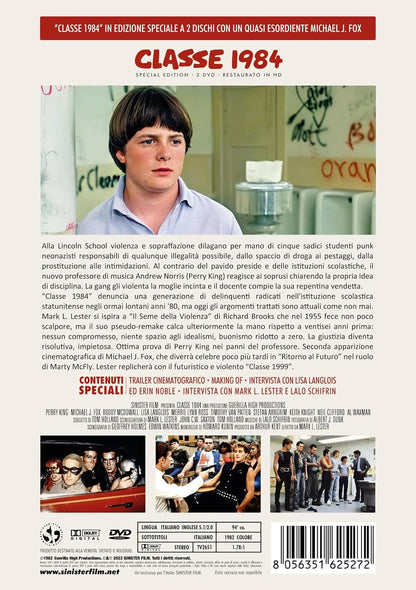 Classe 1984 Special Edition 2 Dvd Restaurato In Hd