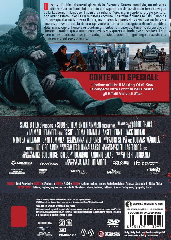 Sisu - L'Immortale - Dvd