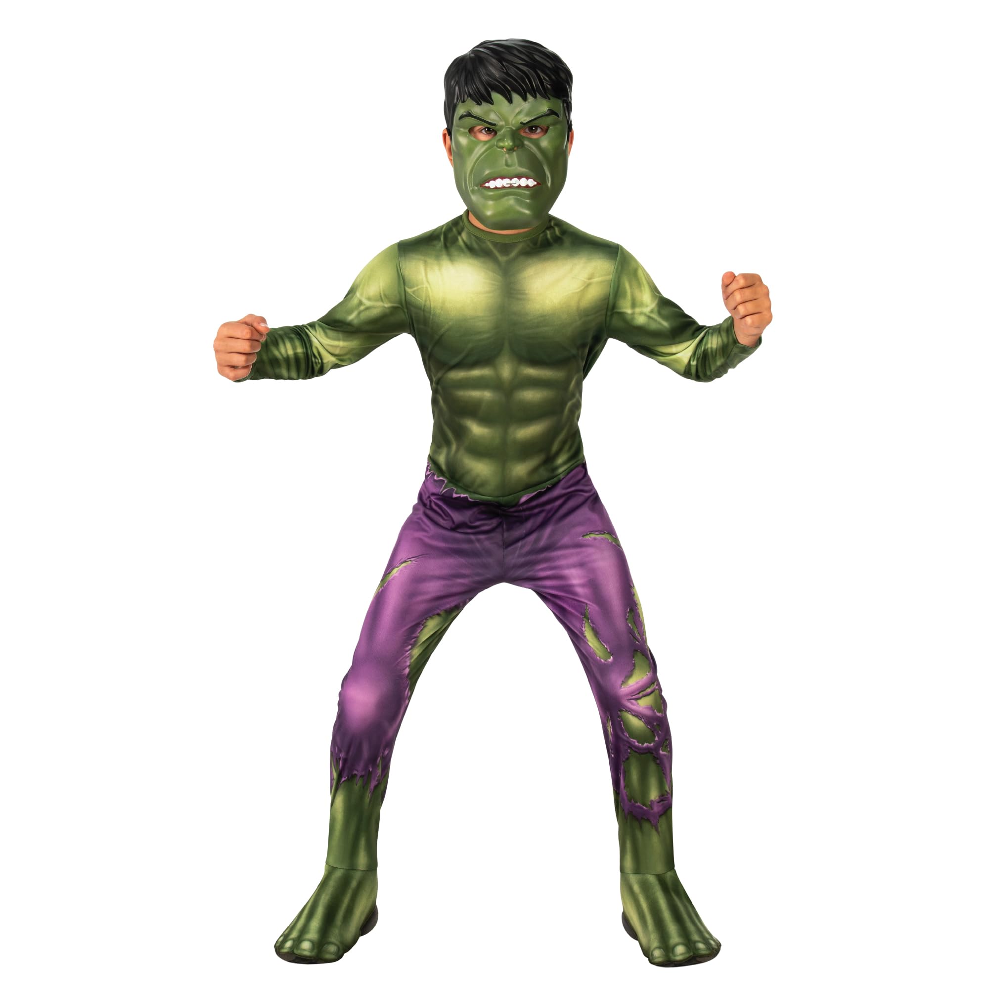 Rubie's Official Hulk Child's Costume, Kids Fancy Dress