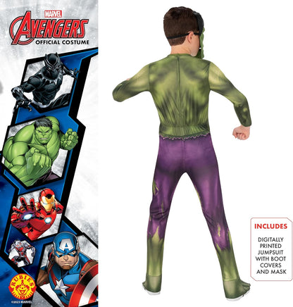 Rubie's Official Hulk Child's Costume, Kids Fancy Dress