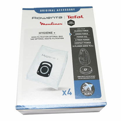 Replacement Bag For Vacuum Cleaner Sil.Ex Rowenta, Tefal Hygiene + 19,5 X 27,5 Cm (5 Units)