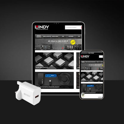 Lindy 73415 18W Usb Type A Charger