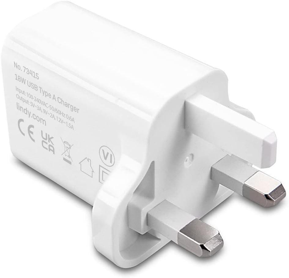 Lindy 73415 18W Usb Type A Charger