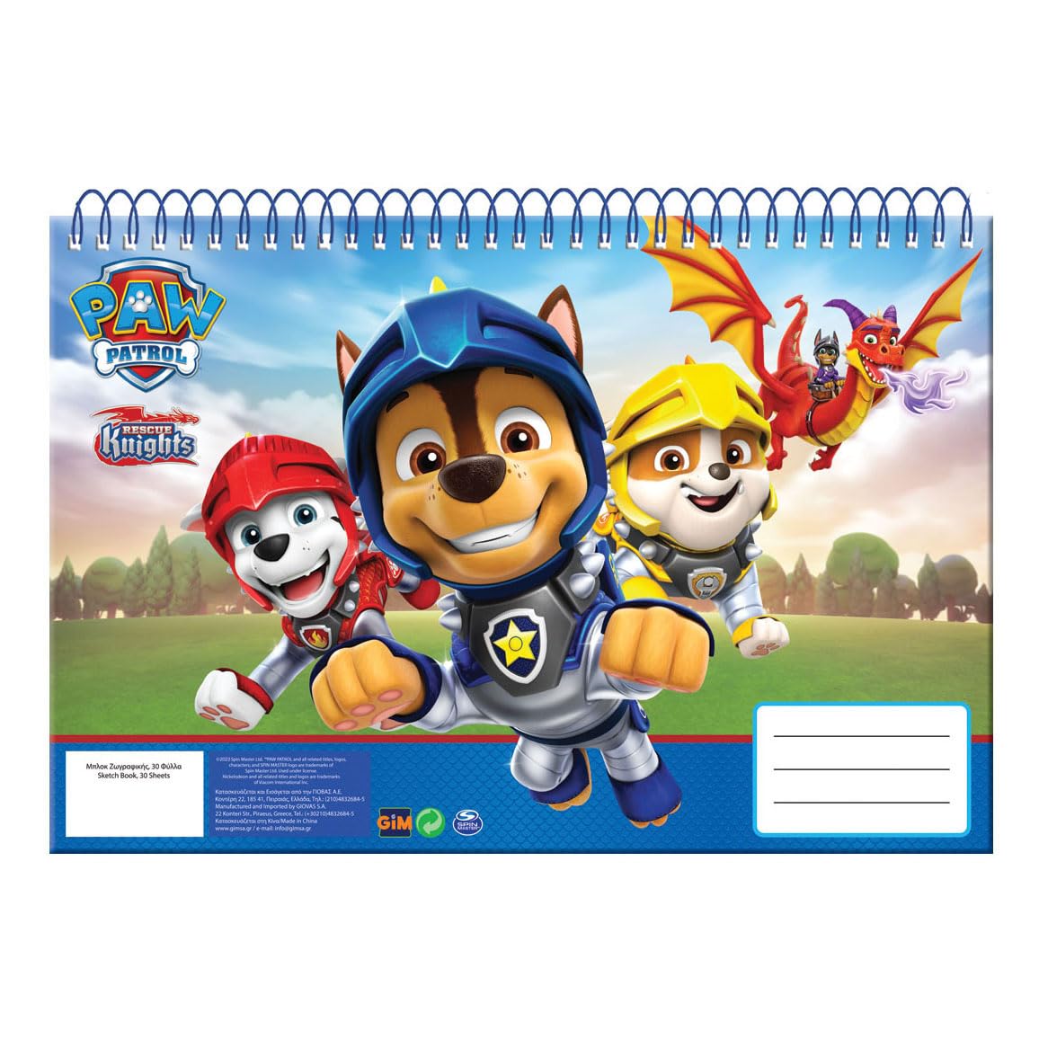 divers - Tekenblok PAW Patrol A4 30 Vellen