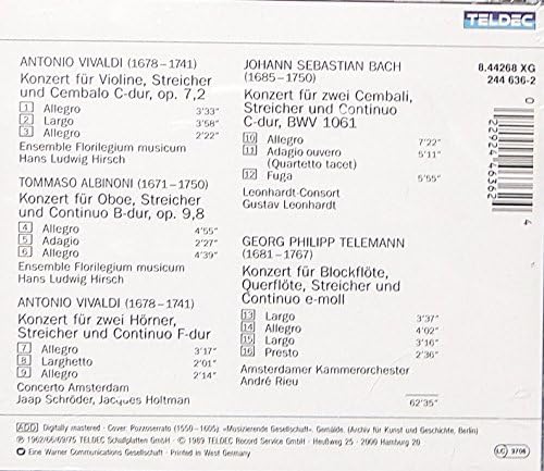 Baroque Concerti Collection