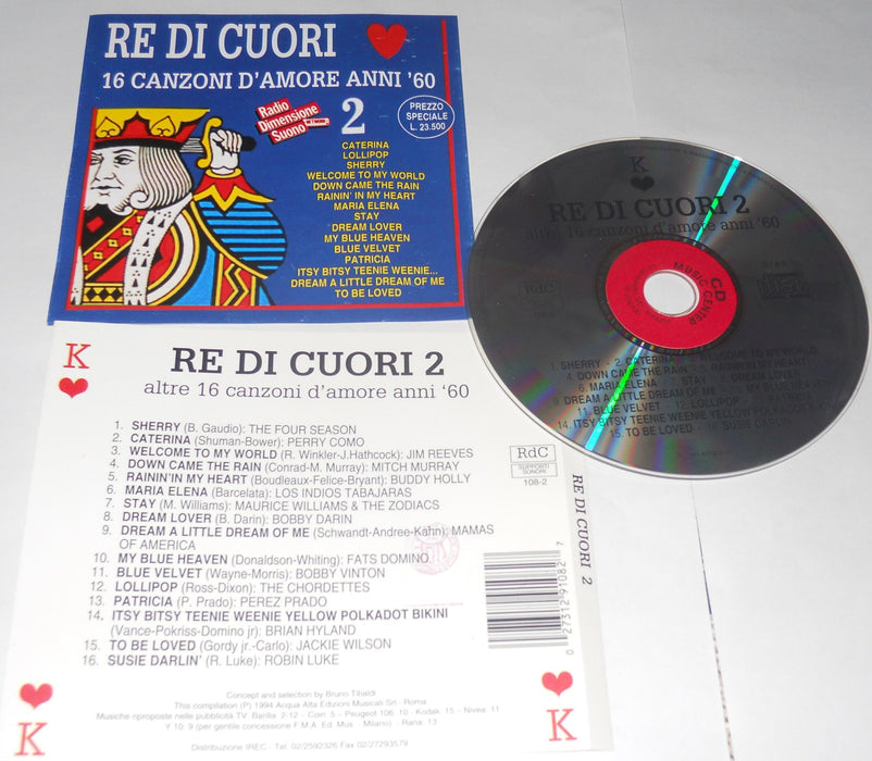 Re di Cuori 2 - 16 canzoni d'amore anni 60