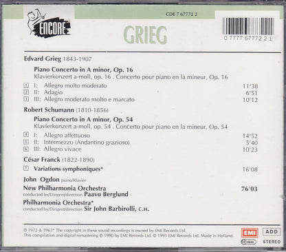 Grieg, Schumann Piano Concertos