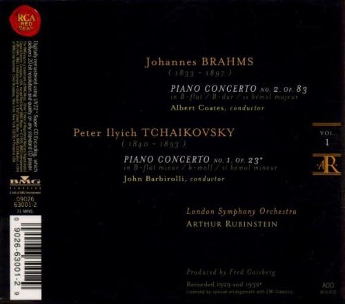 Piano Concerto No. 2 Op. 83 / Piano Concerto No. 1 Op. 23