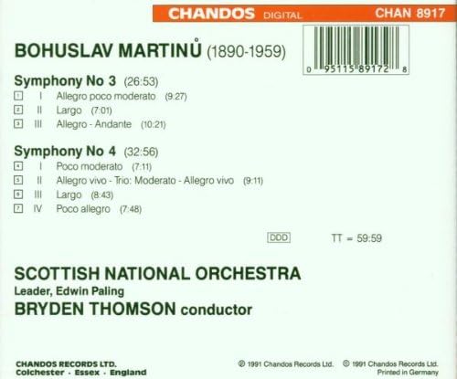 Sinfonien 3 und 4
