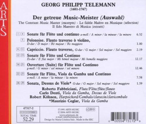 Telemann/der Getreue Music-meister